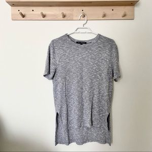Ribbed Knit T-Shirt